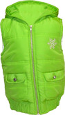 49% OFF on Via Italia Sleeveless Solid Girl's Quilted Jacket