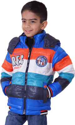 45% OFF on Little Bugs Full Sleeve Striped Boy's Quilted Jacket