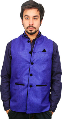 56% OFF on Front Look Sleeveless Solid Men's Nehru Jacket 56% OFF on Front Look Sleeveless Solid Men's Nehru Jacket