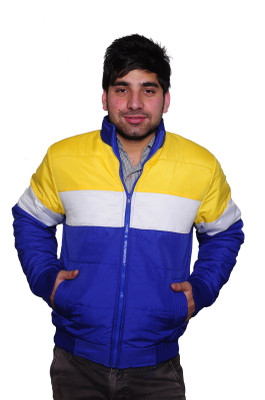 66% OFF on Frostini Full Sleeve Striped Men's Quilted Jacket