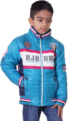 72% OFF on Little Bugs Full Sleeve Self Design Baby Boy's Quilted Jacket