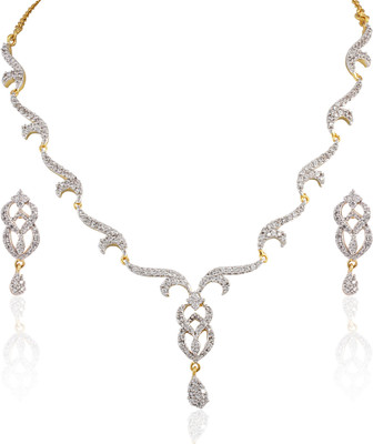 Heena Jewellery Alloy, Brass Jewel Set Heena Jewellery Alloy, Brass Jewel Set