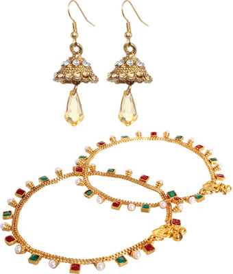 69% OFF on Vendee Fashion Exquisite Collection Zinc Jewel Set Multicolor