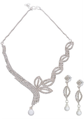 69% OFF on Ethnic Jewels Austrian Alloy Jewel Set Silver