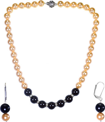 31% OFF on Pearl Paradise Cocktail Silver Jewel Set Gold