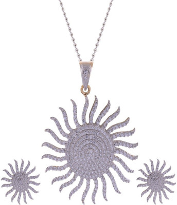 58% OFF on Affinity Cubic Zirconia Alloy Jewel Set Gold