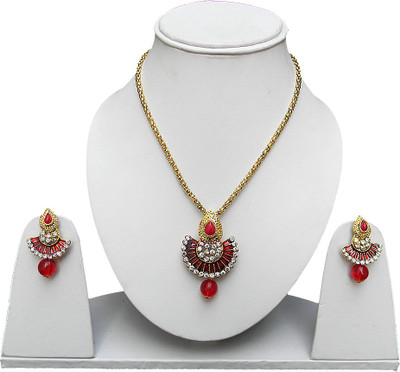 66% OFF on Swaraj Hiral Alloy Jewel Set Red 66% OFF on Swaraj Hiral Alloy Jewel Set Red