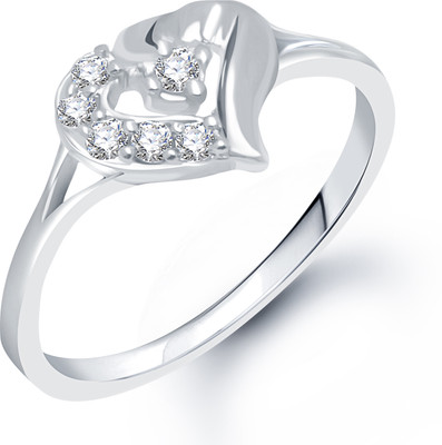 64% OFF on Meenaz Gorgeaous Sweetheart Alloy Cubic Zirconia Ring