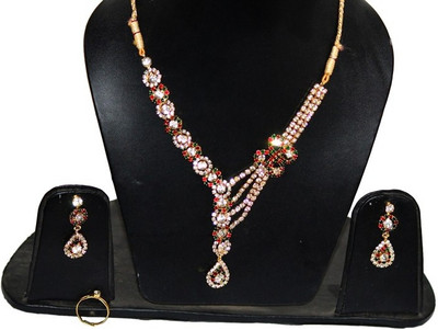 71% OFF on Natraj Art AD Copper, Brass, Alloy Jewel Set Multicolor 71% OFF on Natraj Art AD Copper, Brass, Alloy Jewel Set Multicolor