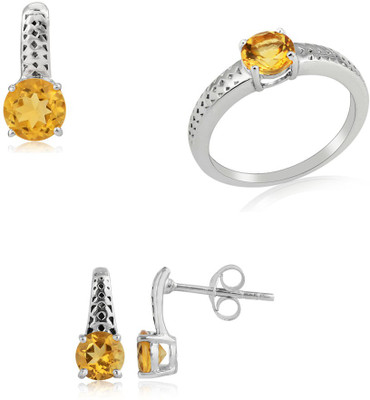 30% OFF on RosesNRibbons Honey Myst Sterling Silver Jewel Set Silver