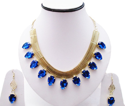 90% OFF on Arittra beautiful party wear blue Metal Jewel Set Blue 90% OFF on Arittra beautiful party wear blue Metal Jewel Set Blue