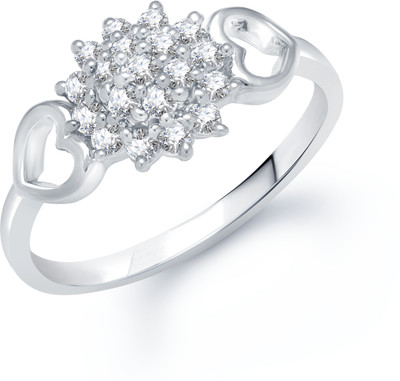 78% OFF on VK Jewels Alloy Rhodium Plated Ring