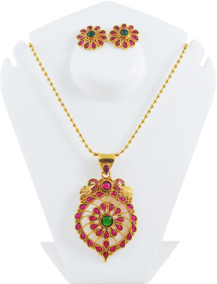 15% OFF on iJewel Pendant Set with Earrings Alloy Jewel Set Gold 15% OFF on iJewel Pendant Set with Earrings Alloy Jewel Set Gold