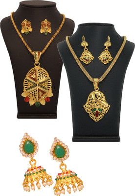 70% OFF on Vendee Fashion Marvellous Zinc Jewel Set Multicolor