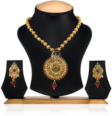 70% OFF on Ethnic Jewels EY-392 Alloy Jewel Set White
