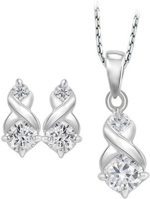 10% OFF on Peora Silver Jewel Set Silver