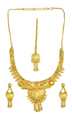 58% OFF on Suvini Gorgeous Alloy Jewel Set Gold