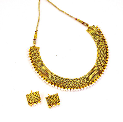 81% OFF on Oye Kudiye Brass, Copper Jewel Set Gold 81% OFF on Oye Kudiye Brass, Copper Jewel Set Gold