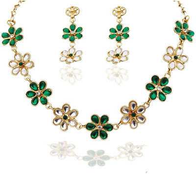 50% OFF on 14Fashions 1100315 Alloy Jewel Set Green