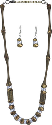 70% OFF on Vendee Fashion Alloy Jewel Set Brown