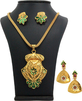 70% OFF on Vendee Fashion Marvellous Collection Zinc Jewel Set Multicolor