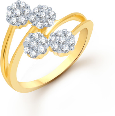 75% OFF on Meenaz Sweet Flower Alloy Ring