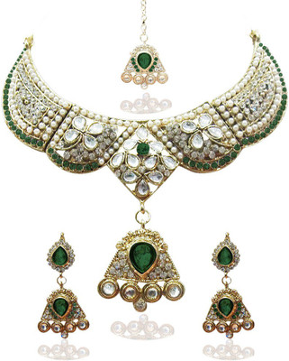 50% OFF on Kriaa 1100623 Alloy Jewel Set Green 50% OFF on Kriaa 1100623 Alloy Jewel Set Green