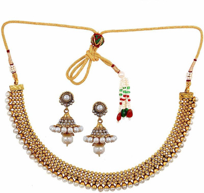 50% OFF on Maayra Dashing Indian Ethnic Copper Jewel Set White 50% OFF on Maayra Dashing Indian Ethnic Copper Jewel Set White
