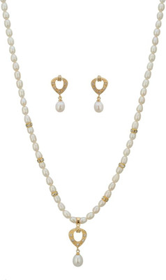 50% OFF on Abhushan Stylish Alloy Jewel Set Silver 50% OFF on Abhushan Stylish Alloy Jewel Set Silver