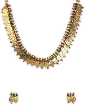33% OFF on SthriElite Lakshmi Necklace Alloy Jewel Set Gold 33% OFF on SthriElite Lakshmi Necklace Alloy Jewel Set Gold