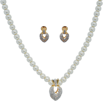 54% OFF on Hyderabadi Abhushan Alloy Jewel Set White 54% OFF on Hyderabadi Abhushan Alloy Jewel Set White