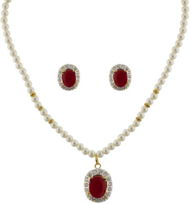 50% OFF on Abhushan Fashionable Alloy Jewel Set White 50% OFF on Abhushan Fashionable Alloy Jewel Set White