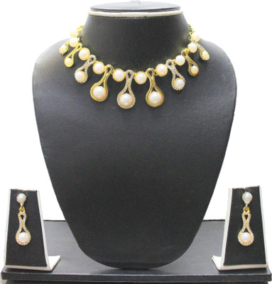 65% OFF on Zaveri Pearls Alloy Jewel Set White 65% OFF on Zaveri Pearls Alloy Jewel Set White