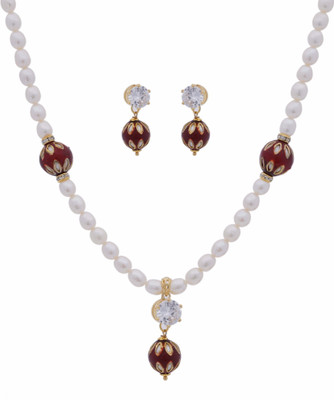 53% OFF on Hyderabadi Abhushan Alloy Jewel Set Multicolor