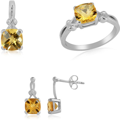 31% OFF on RosesNRibbons Dazzling Radiance Sterling Silver Jewel Set Silver