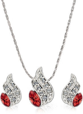 55% OFF on Eclat Brass, Alloy Jewel Set