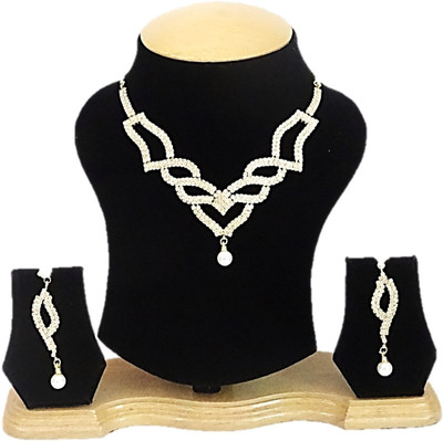 64% OFF on Ethnic Jewels Alloy Jewel Set Gold