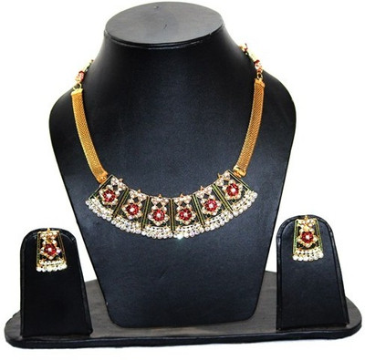 71% OFF on Natraj Art Victoriya & Laxmi Ginni Copper, Brass, Alloy Jewel Set Multicolor