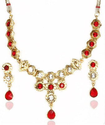 50% OFF on 14Fashions 1100403 Alloy Jewel Set Red