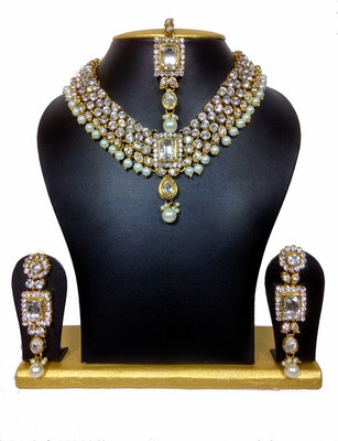 80% OFF on Sewad Wedding Necklace Alloy Jewel Set Gold, White 80% OFF on Sewad Wedding Necklace Alloy Jewel Set Gold, White