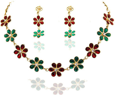 50% OFF on 14Fashions 1100314 Alloy Jewel Set Maroon