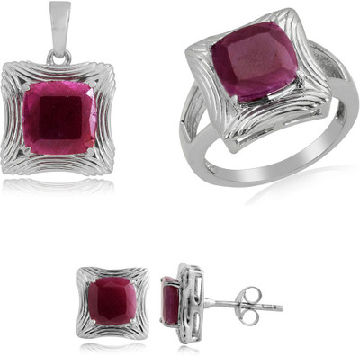 31% OFF on RosesNRibbons Silver Framed Jewel Sterling Silver Jewel Set Silver