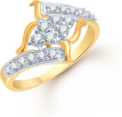 70% OFF on VK Jewels Alloy 18K Yellow Gold Plated Ring