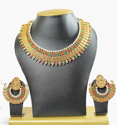 54% OFF on Sewad Shining Diva Alloy Jewel Set Gold