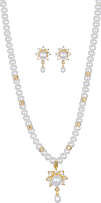 61% OFF on Hyderabadi Abhushan Alloy Jewel Set White 61% OFF on Hyderabadi Abhushan Alloy Jewel Set White
