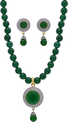 69% OFF on Hyderabad Jewels Gold Jewel Set