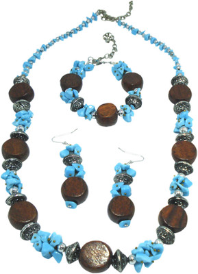 60% OFF on Mischika Wood, Metal Jewel Set Multicolor