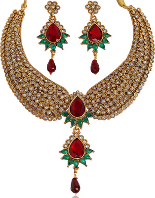69% OFF on Touchstone Metal Jewel Set