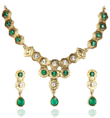 50% OFF on 14Fashions 1100523 Alloy Jewel Set Green