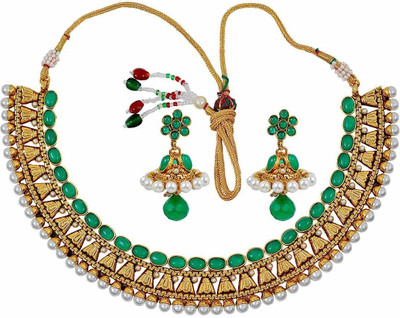 50% OFF on Maayra Fabulous Indian Ethnic Copper Jewel Set Green 50% OFF on Maayra Fabulous Indian Ethnic Copper Jewel Set Green